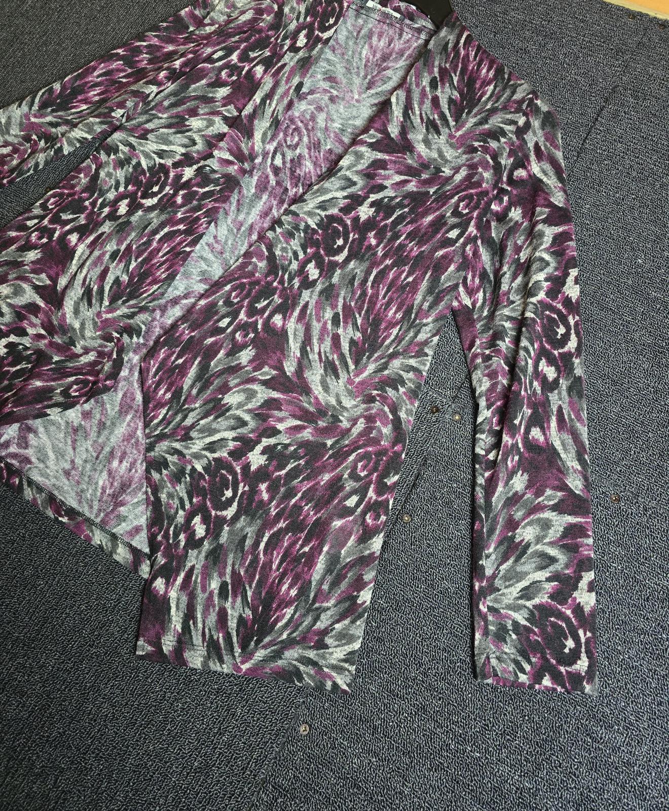 Mr Max purple & grey cardigan XS Size 8-10