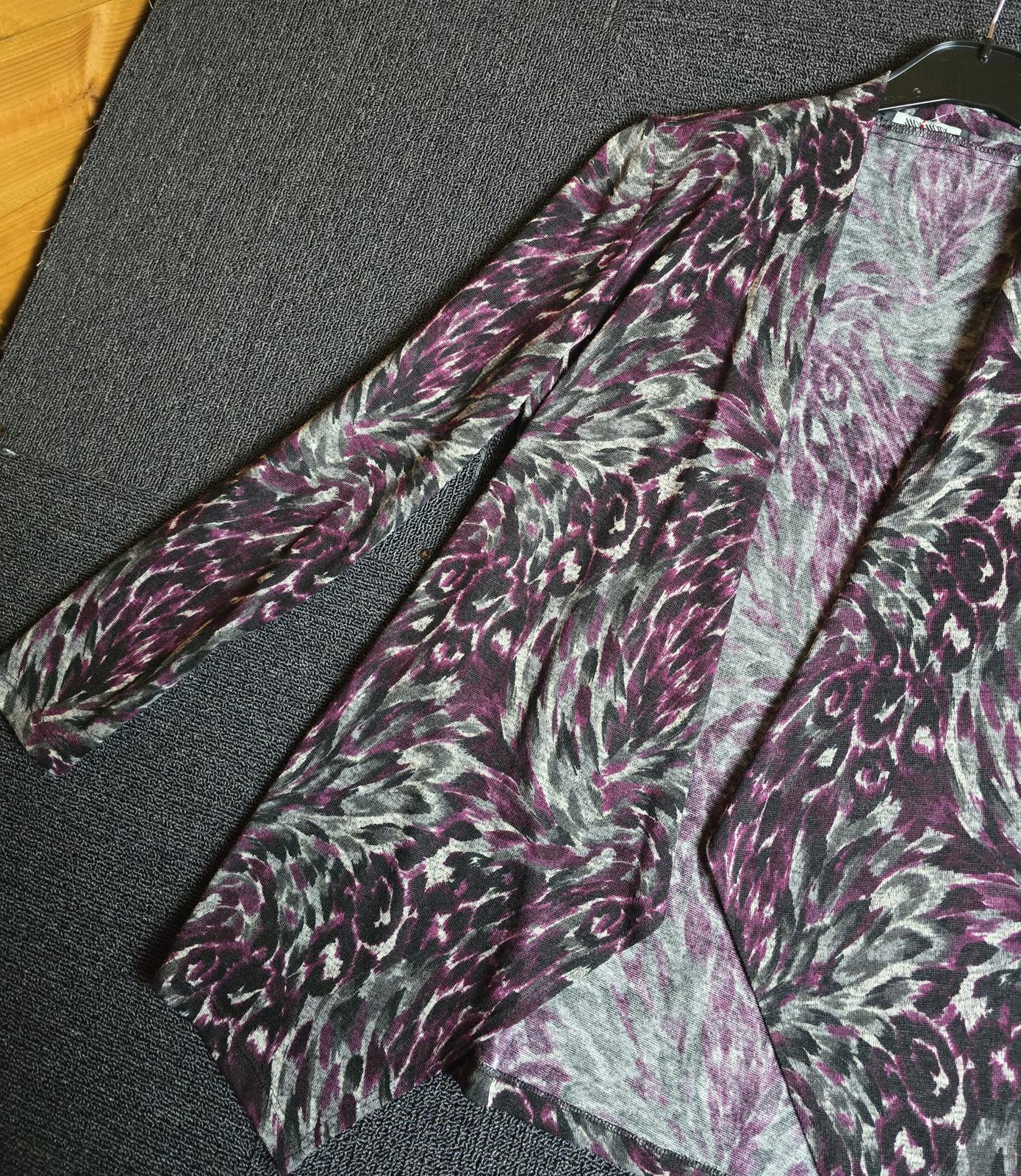 Mr Max purple & grey cardigan XS Size 8-10