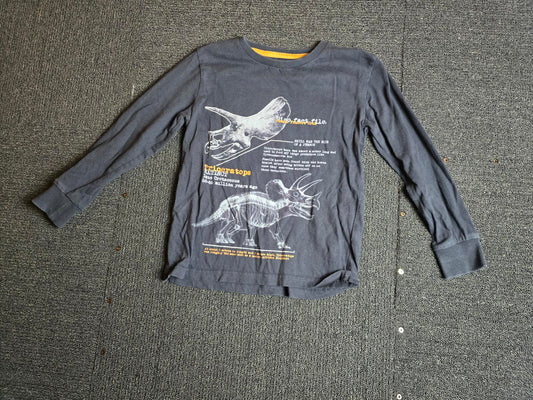 Next Black Dinosaur Long Sleeve Tee – Age 6 Years – 100% Cotton Boys