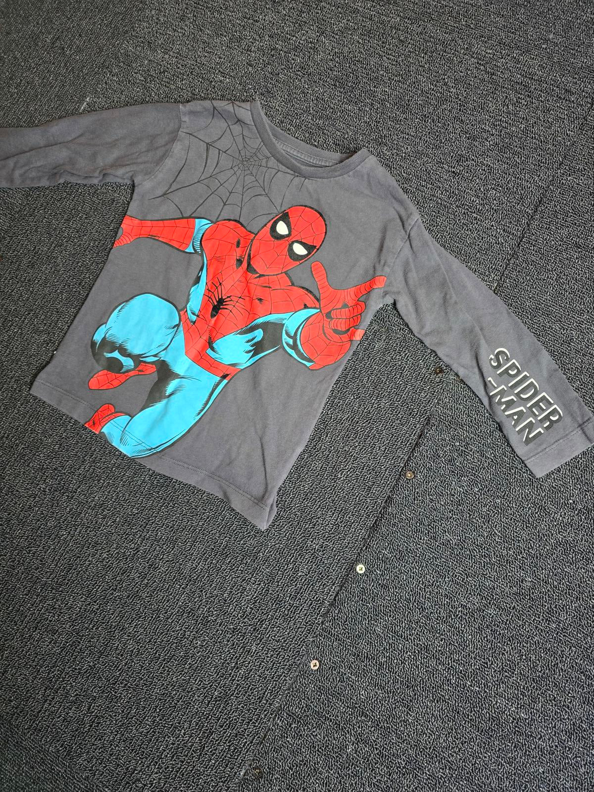Nutmeg Spider-Man Long Sleeve Tee  2-3 Years Boys