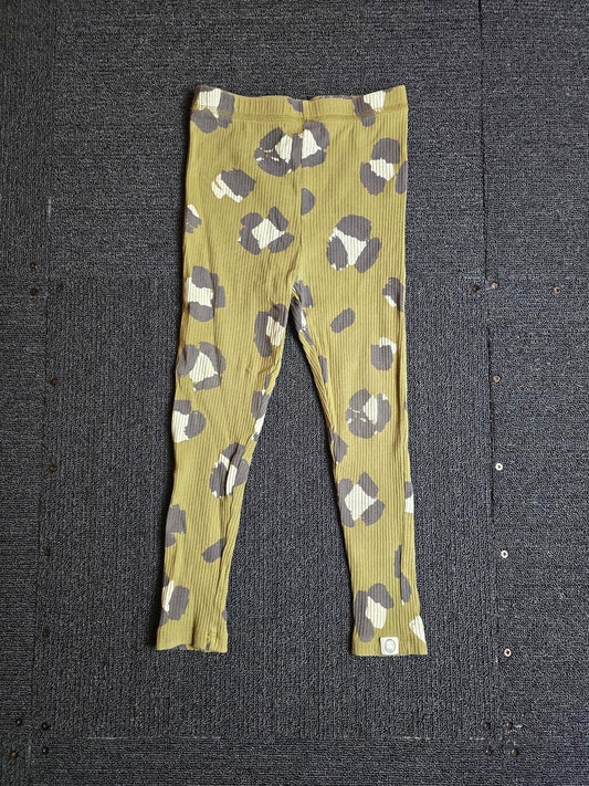 George Girls Green Animal Print Leggings – Age 4-5 Years – Cotton