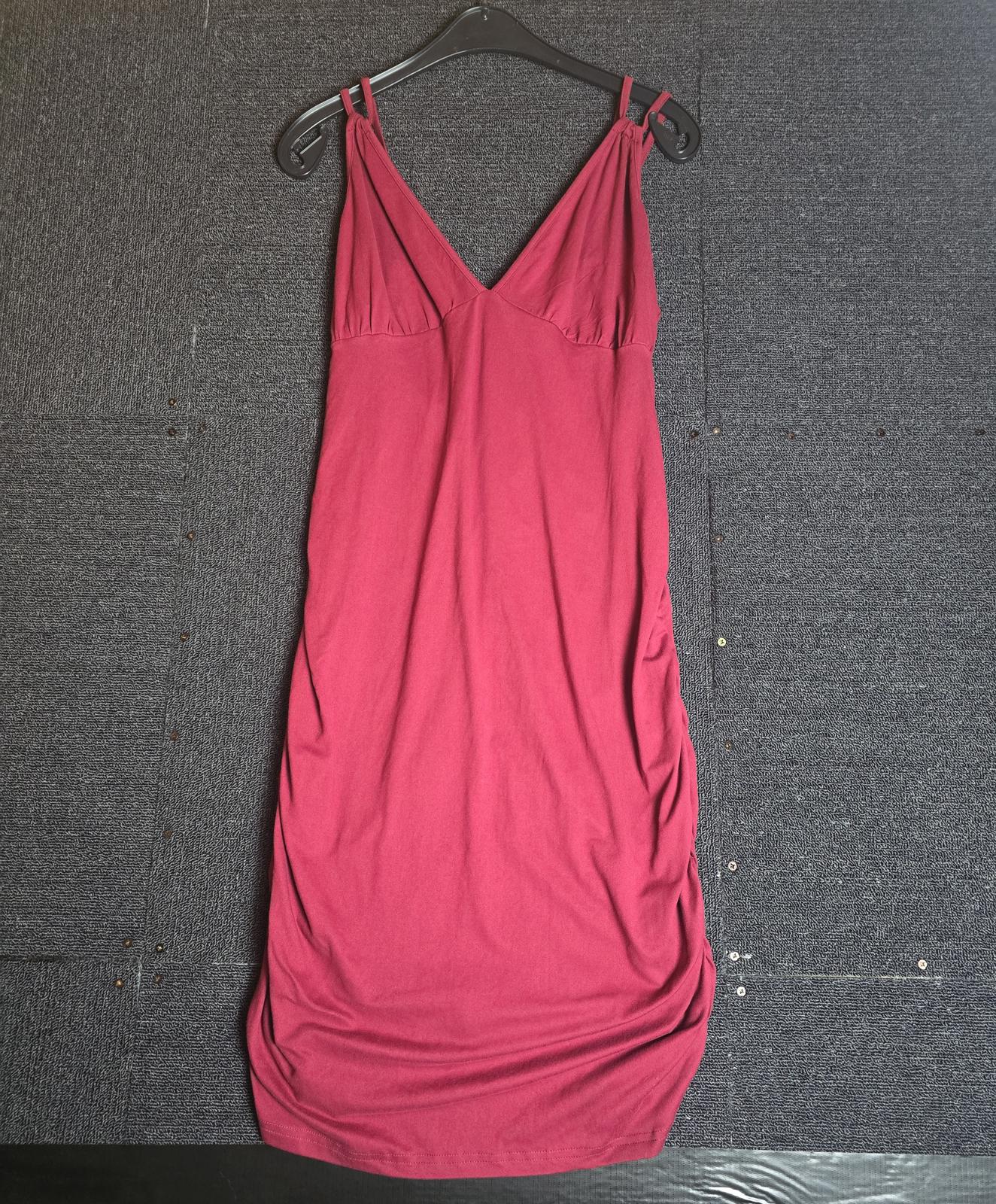 Shein Curve SXY Burgundy Red Dress Size 16/18 1XL Ruched Bodycon
