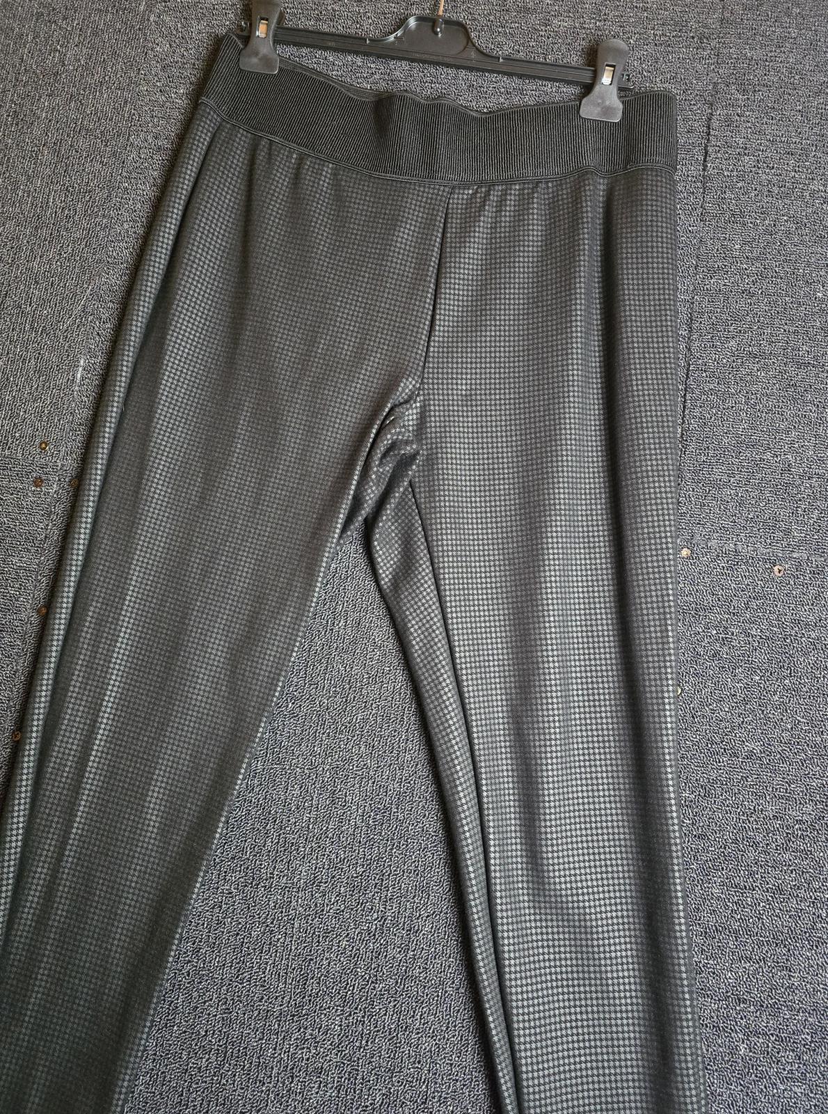 George Gym Leggings Black Checked Pattern Size 18 High Waist Stretch
