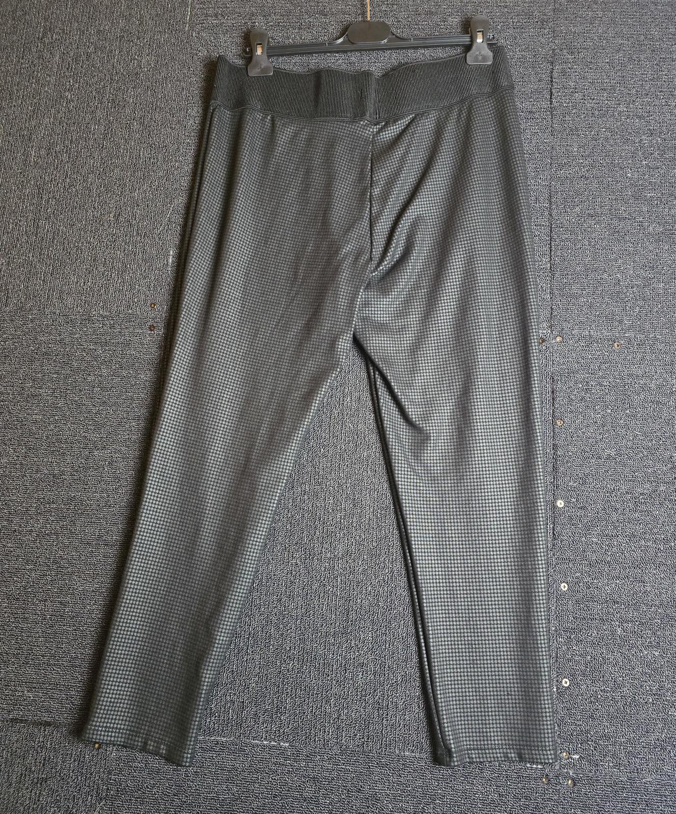 George Gym Leggings Black Checked Pattern Size 18 High Waist Stretch