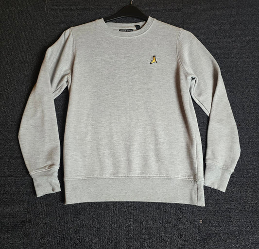 Brave Soul Mens Grey Sweater Size Small Polyester Cotton