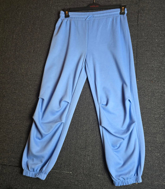 Primark Blue Jogging Bottoms – Girls 12–13 Years – Polyester Viscose