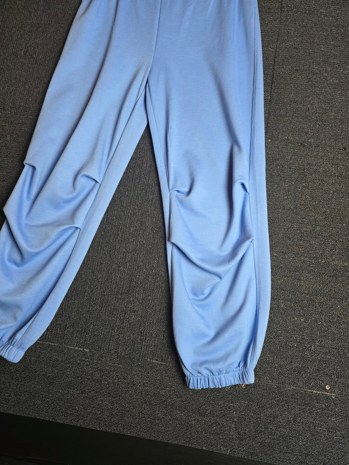 Primark Blue Jogging Bottoms – Girls 12–13 Years – Polyester Viscose