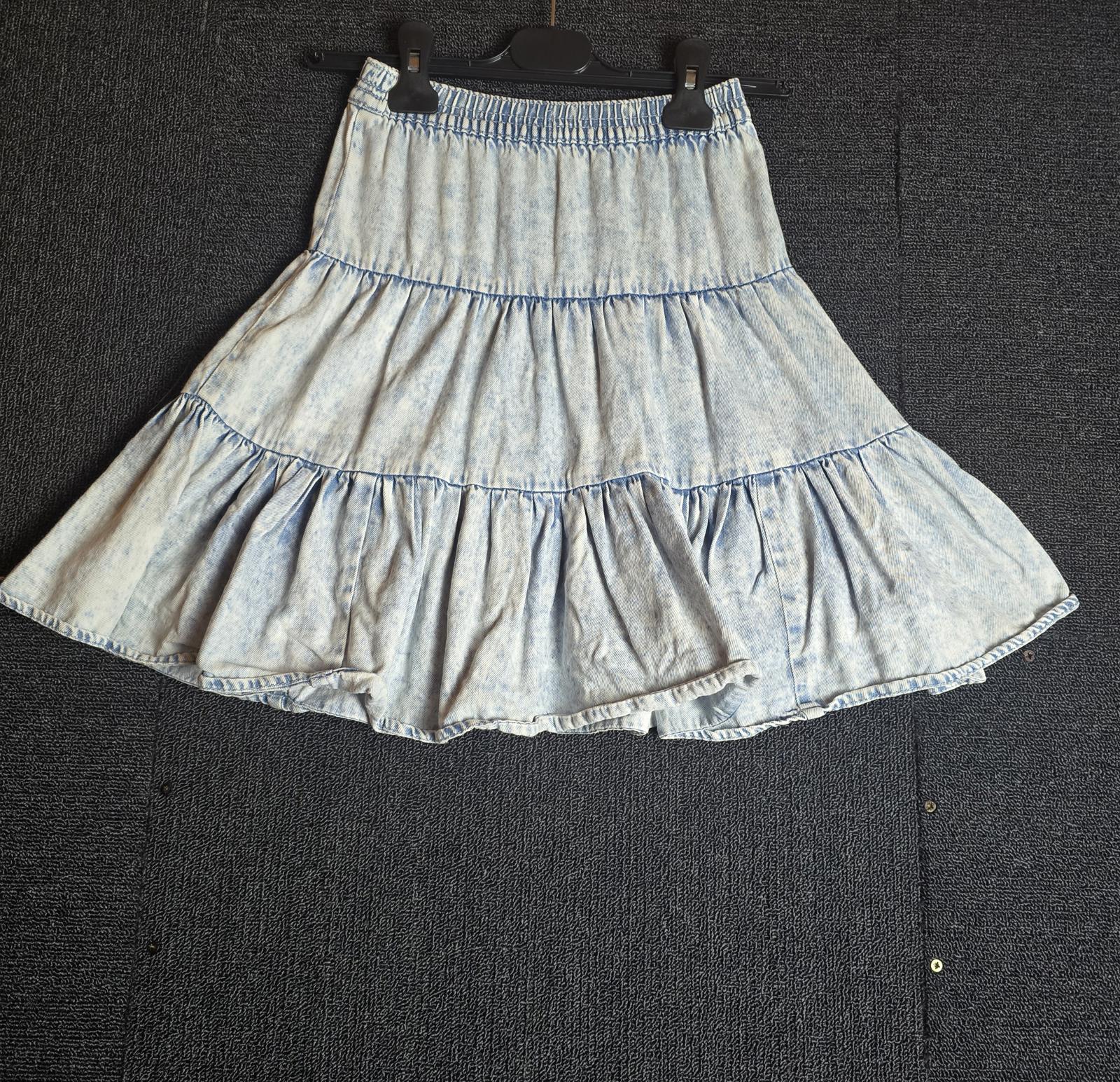 Light Blue Skirt Age 5-6years Denim Flared F&F