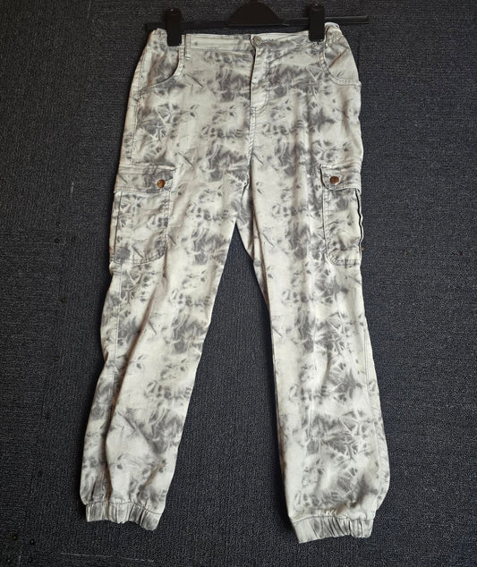 Grey Cargo Trousers Age 14years Causal Select
