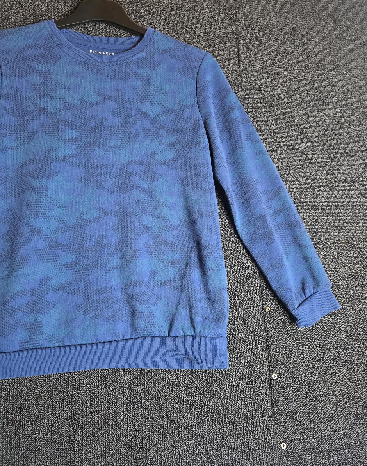Blue Jumper Age 10-11years Camouflage Causal Boys Primark