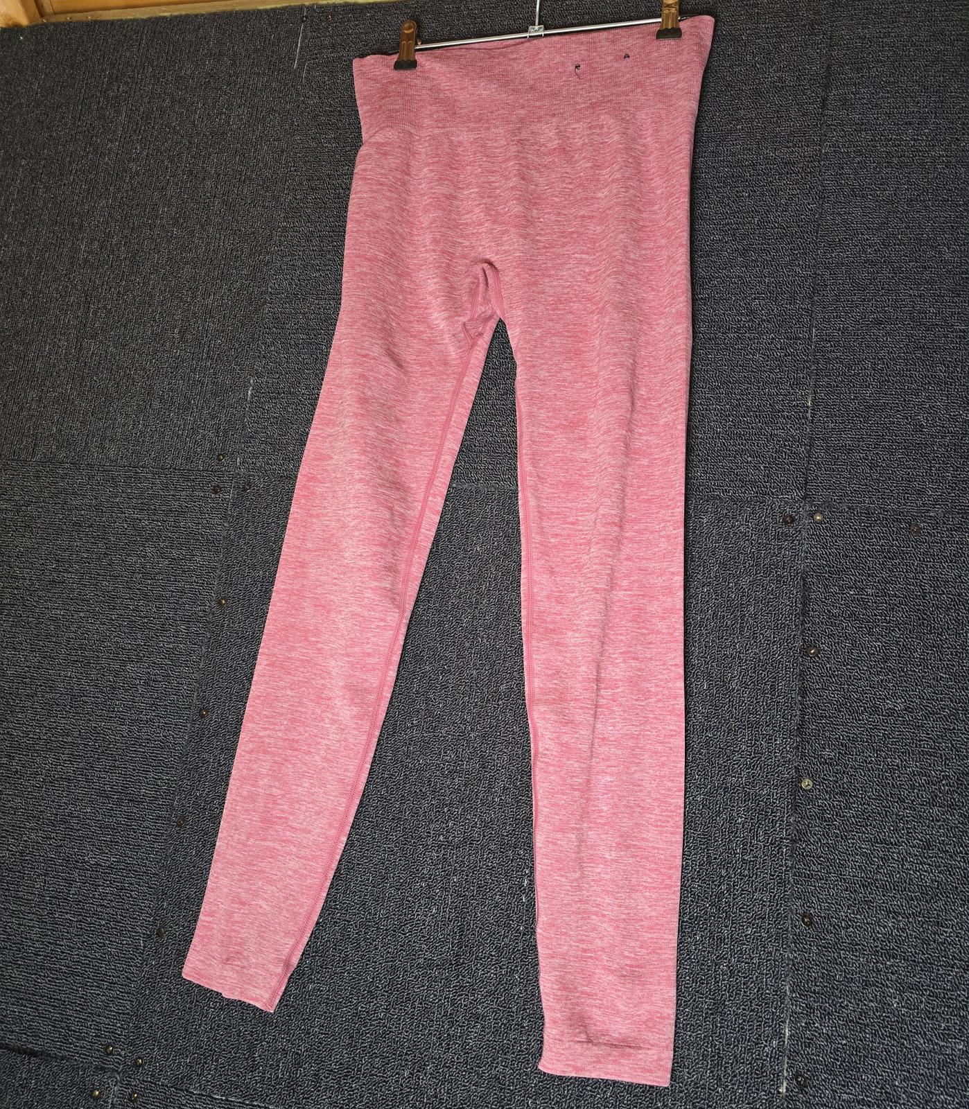 Tu Pink High Waisted Gym Leggings Size 10/12 Long Length