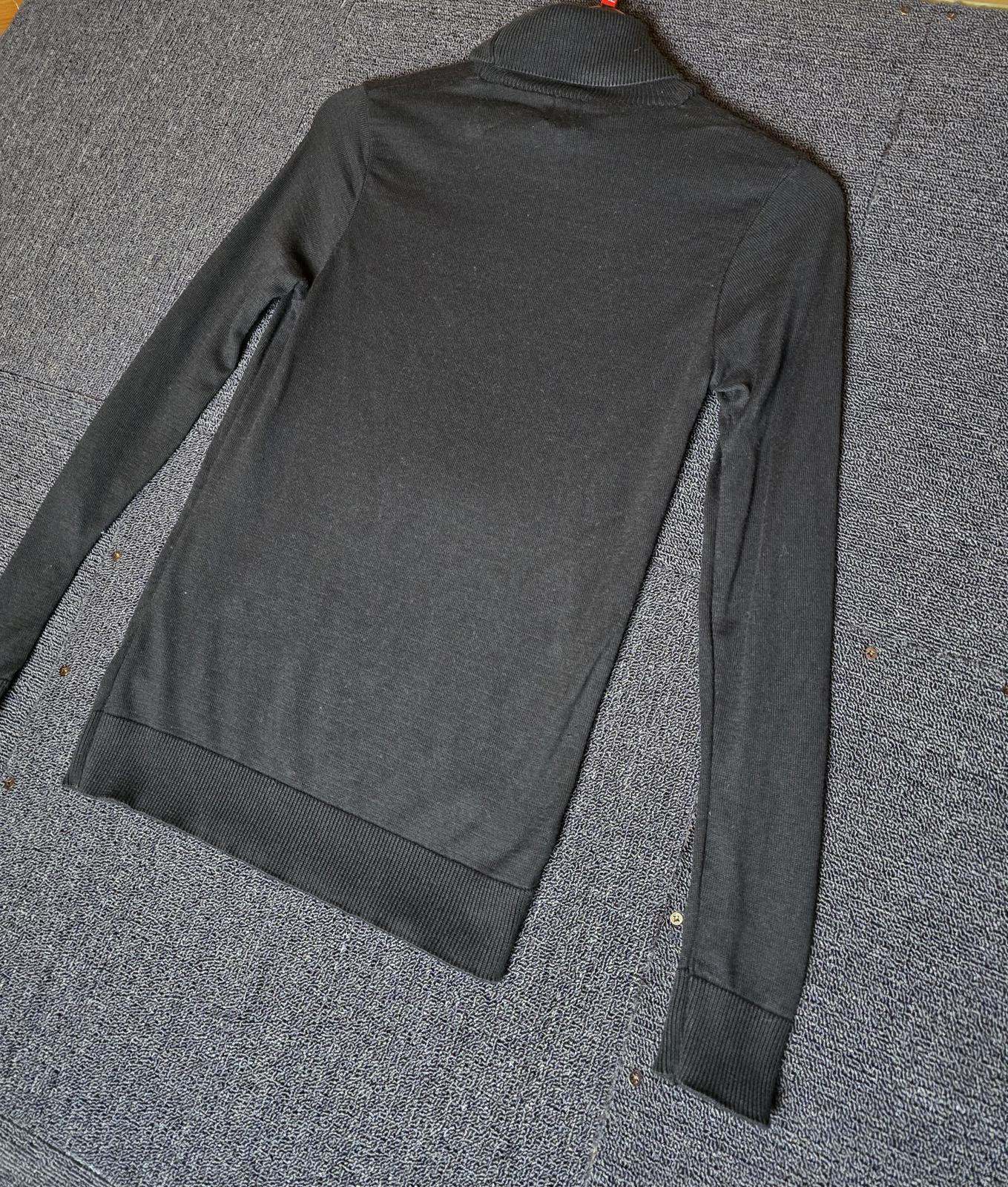 River Island Black Turtleneck Jumper S Size 10 Stretchy Fit