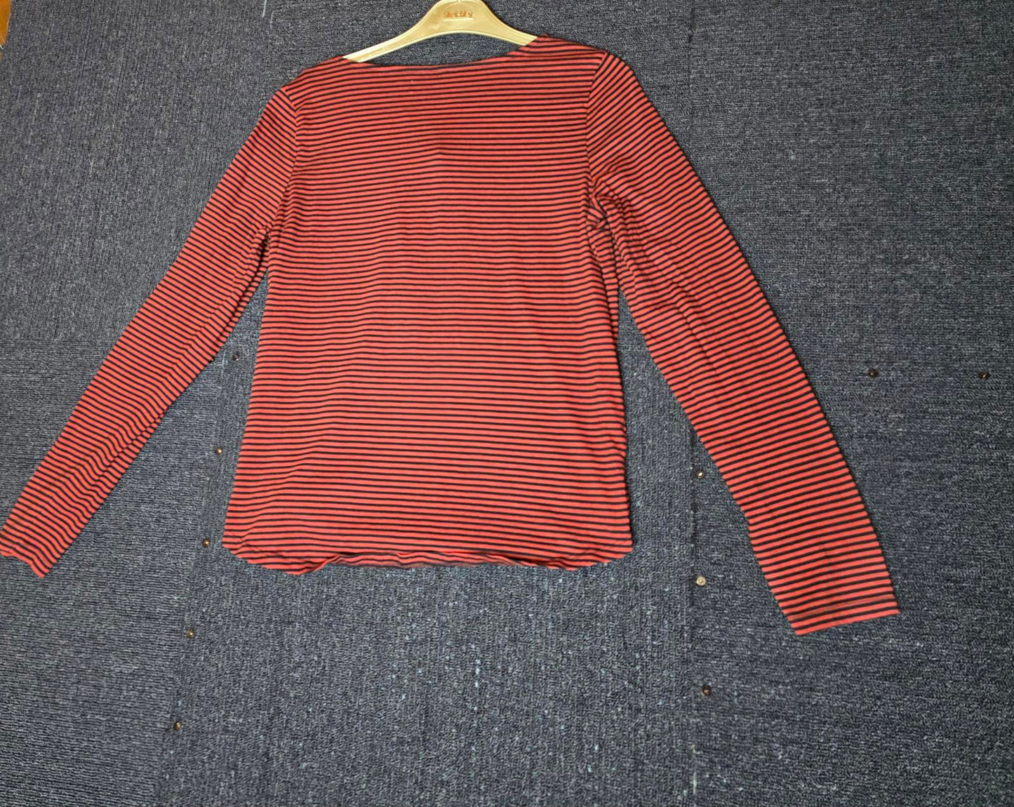 Next orange & black striped long sleeved t-shirt size 10