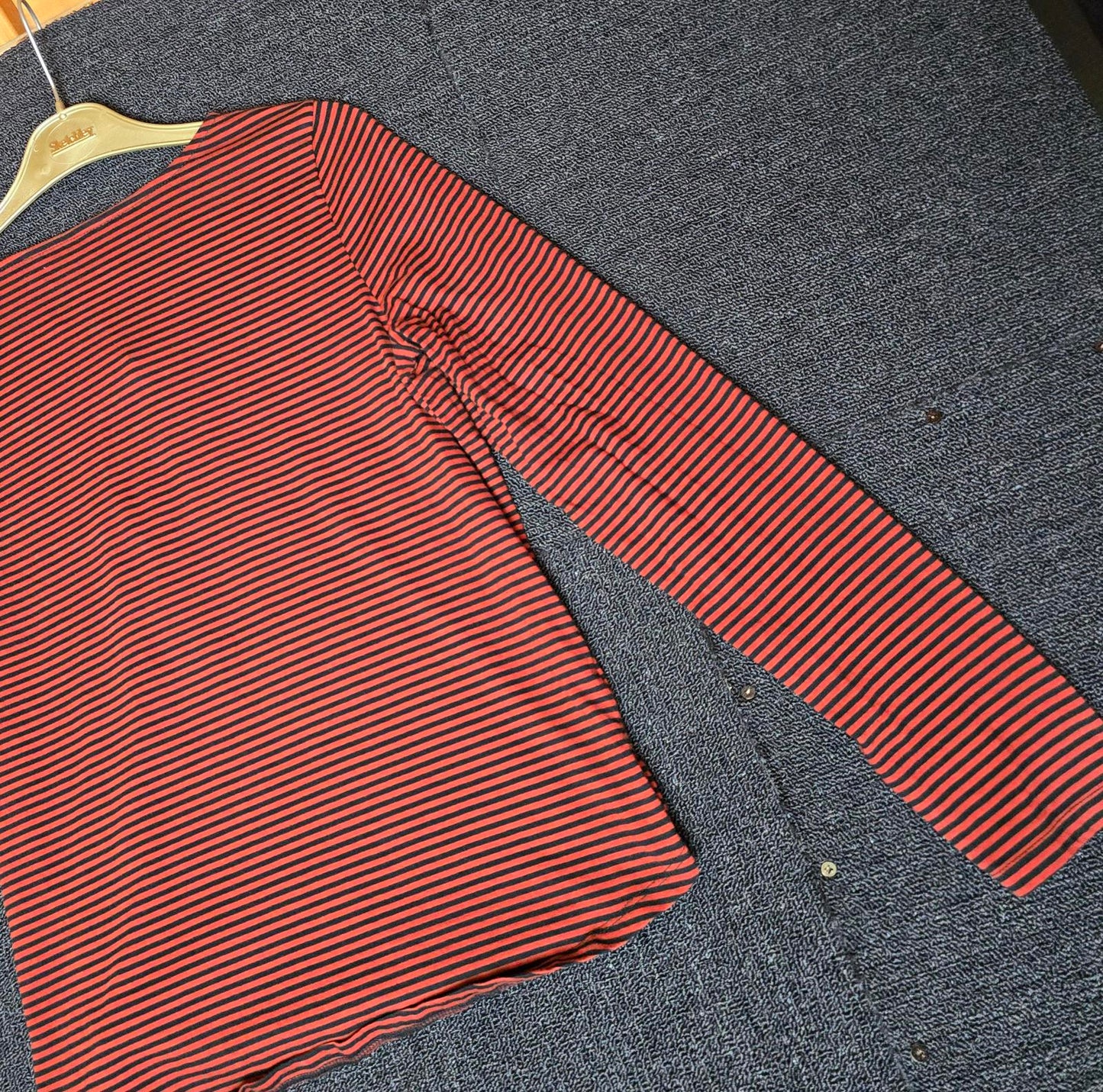 Next orange & black striped long sleeved t-shirt size 10