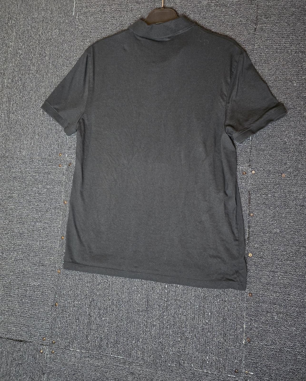 Men's Asos black short sleeved polo top size Med