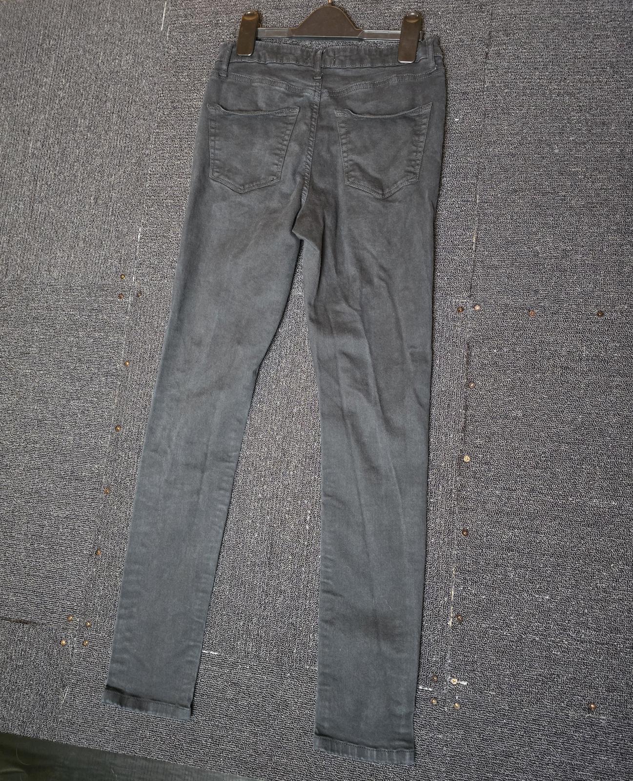 Miss Selfridge black ripped skinny jeans size 10