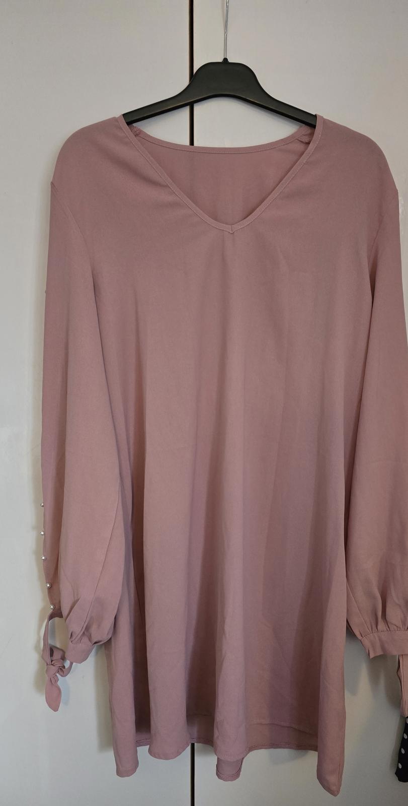 Shein Joress pale pink dress split sleeves XL Size 16
