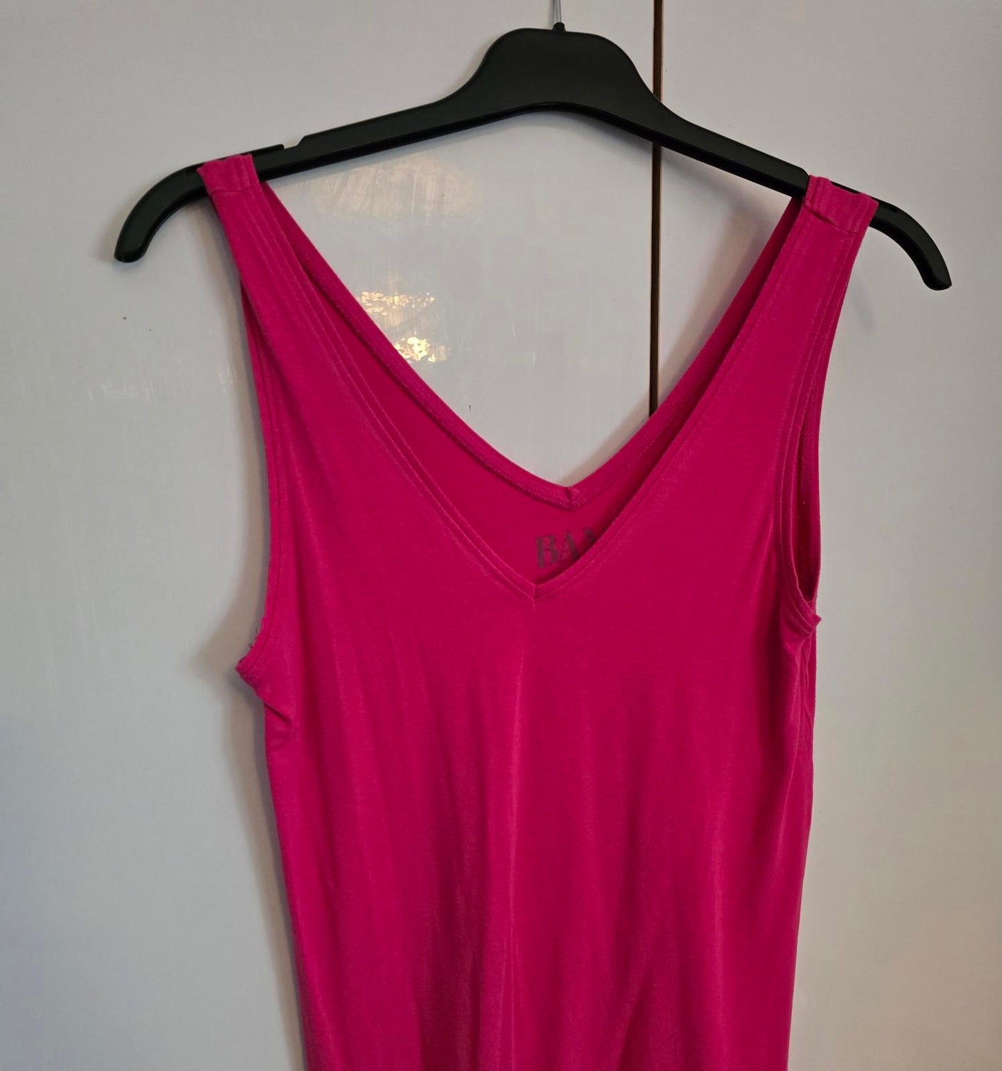 BAM pink v neck vest top size 10
