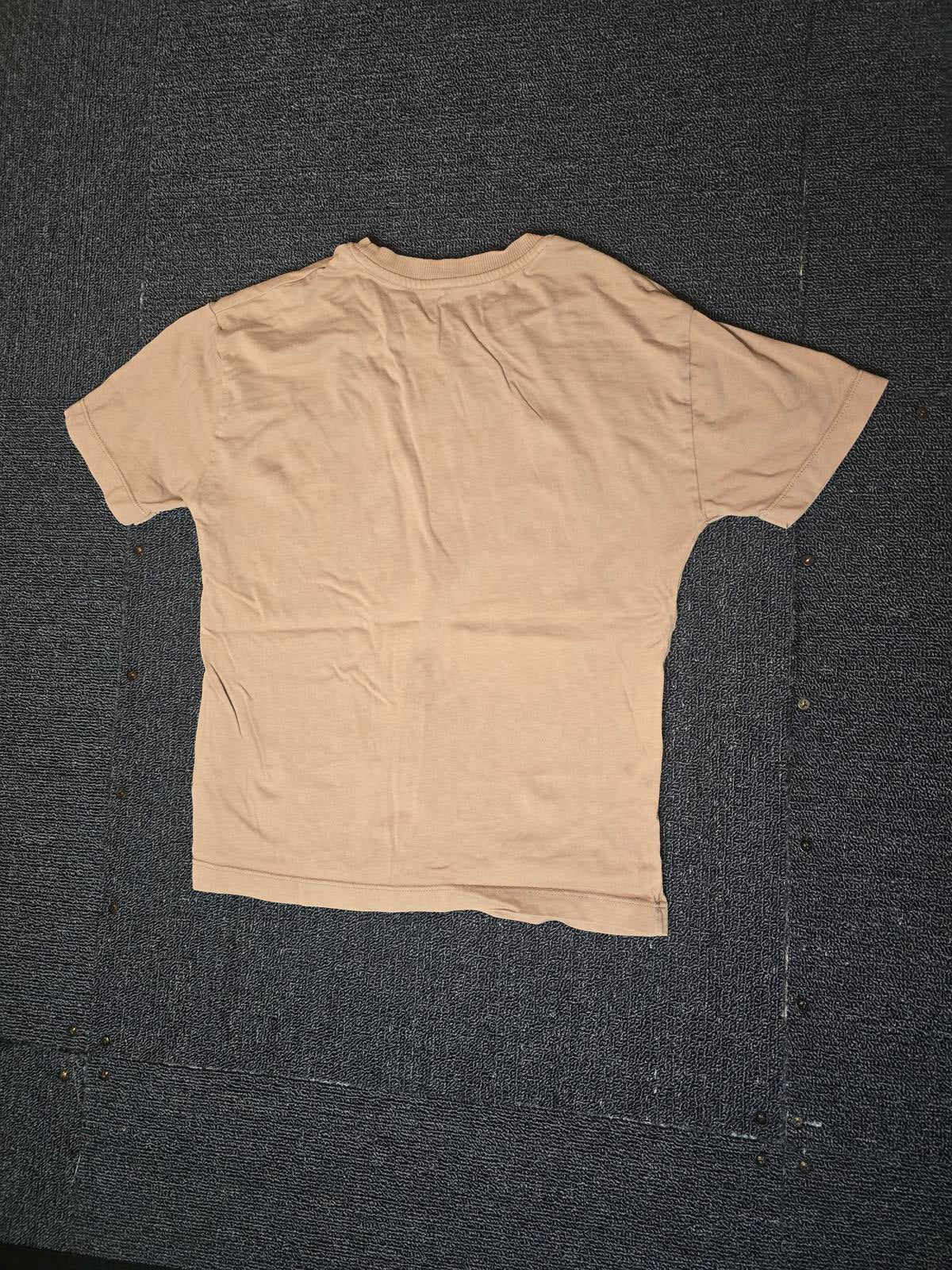 Nutmeg brown short sleeved t-shirt dinosaur 7-8years