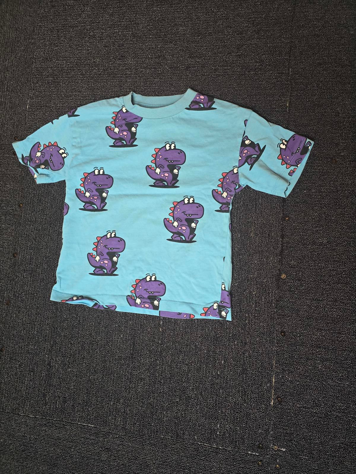 Next boys blue & purple dinosaur short sleeved t-shirt 2-3years