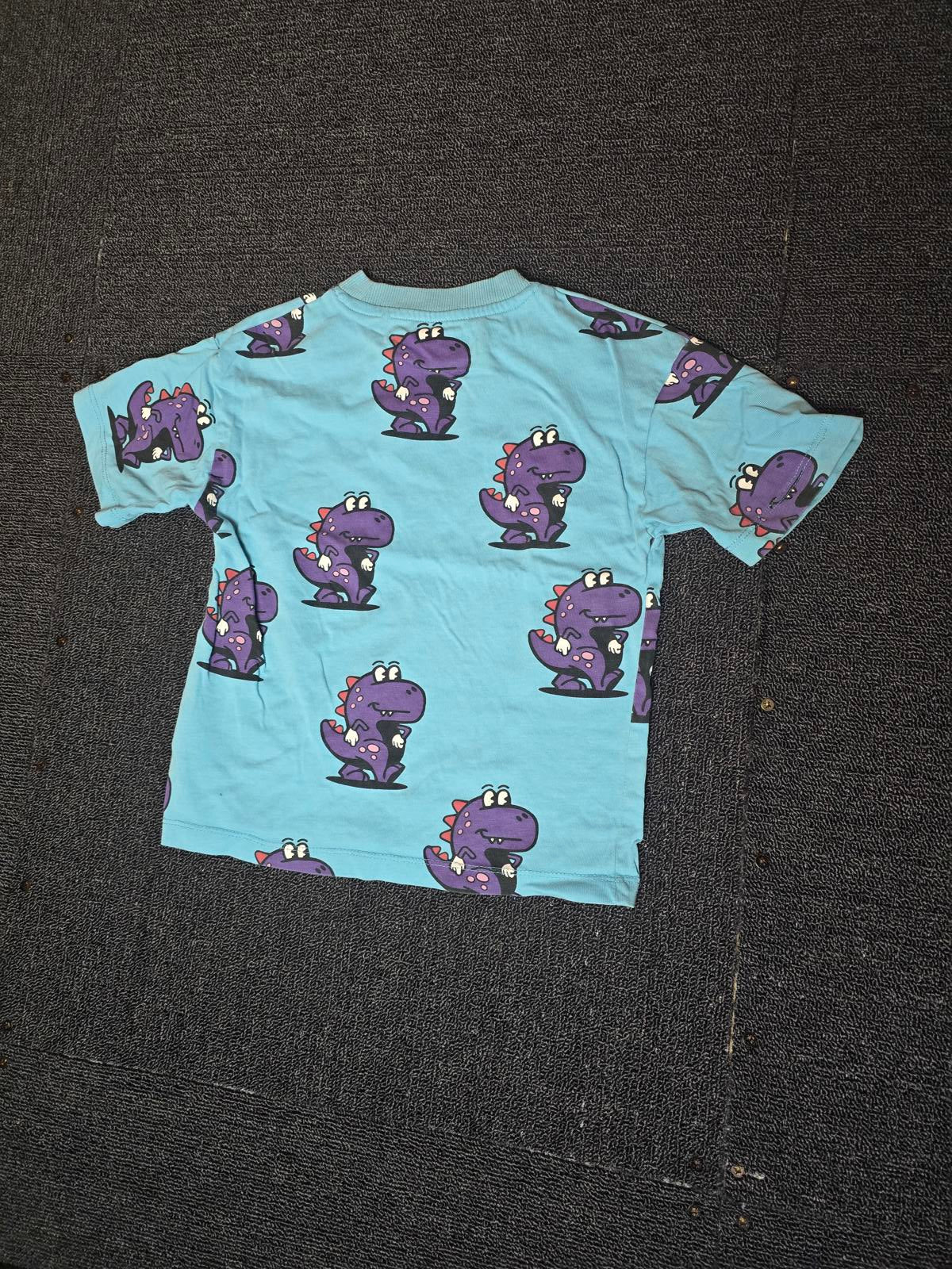 Next boys blue & purple dinosaur short sleeved t-shirt 2-3years