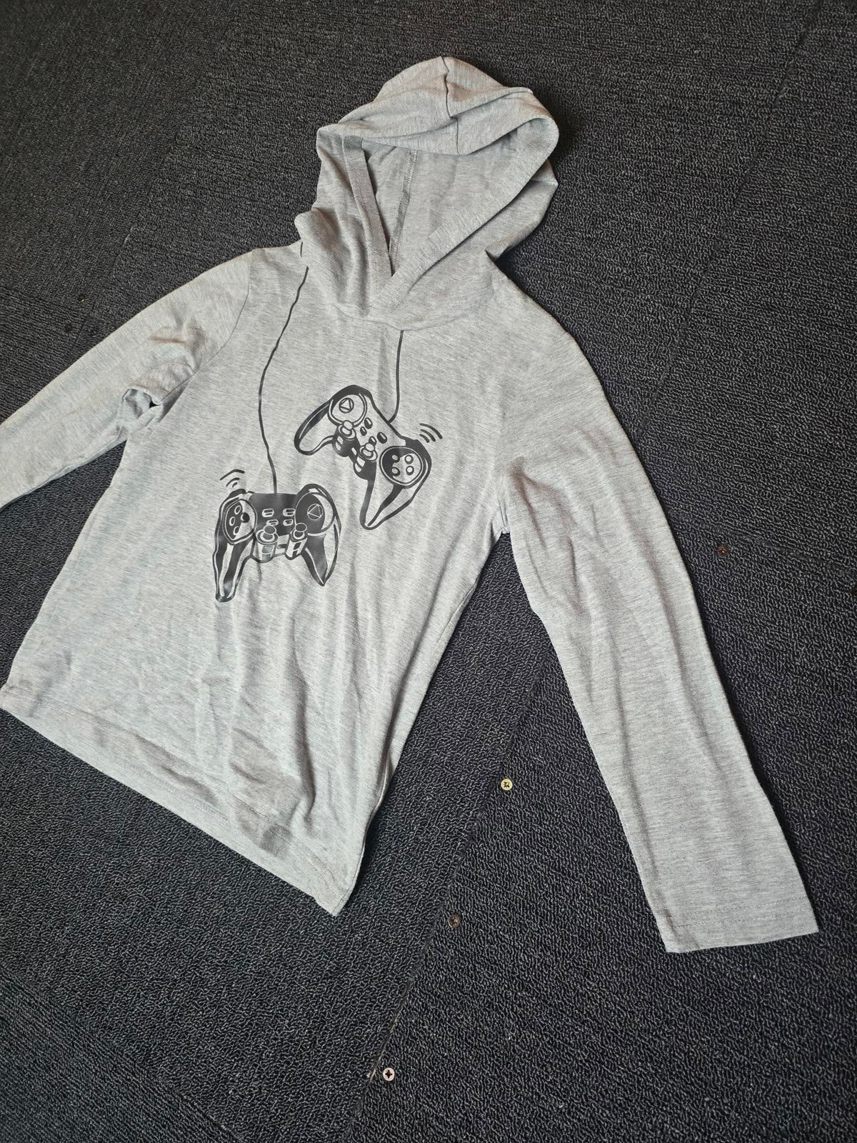Shein Boys Grey Hoodie Age 7 – Fits 5 Years+ Casual