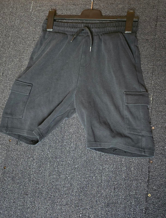 F&F black boys cargo shorts age 14-15years
