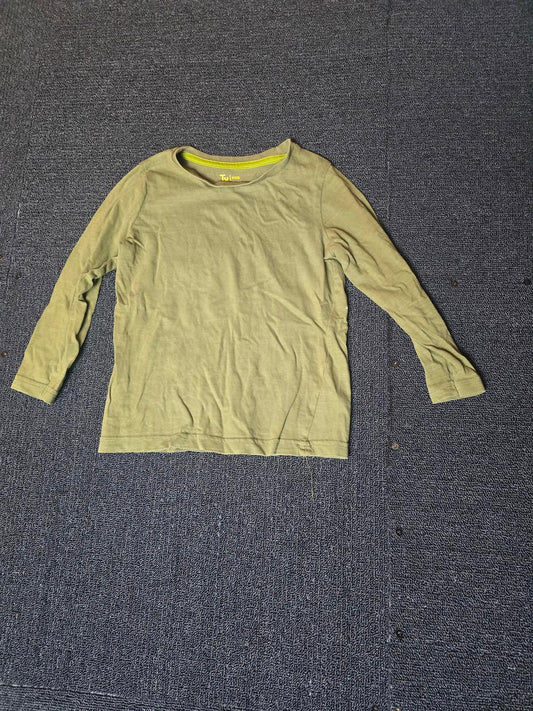 Tu boys green long sleeved t-shirt 3-4years