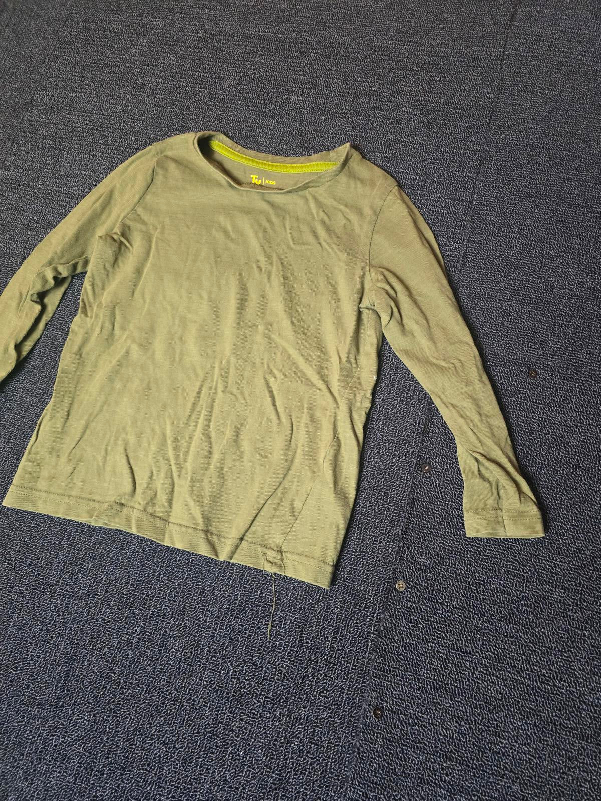 Tu boys green long sleeved t-shirt 3-4years