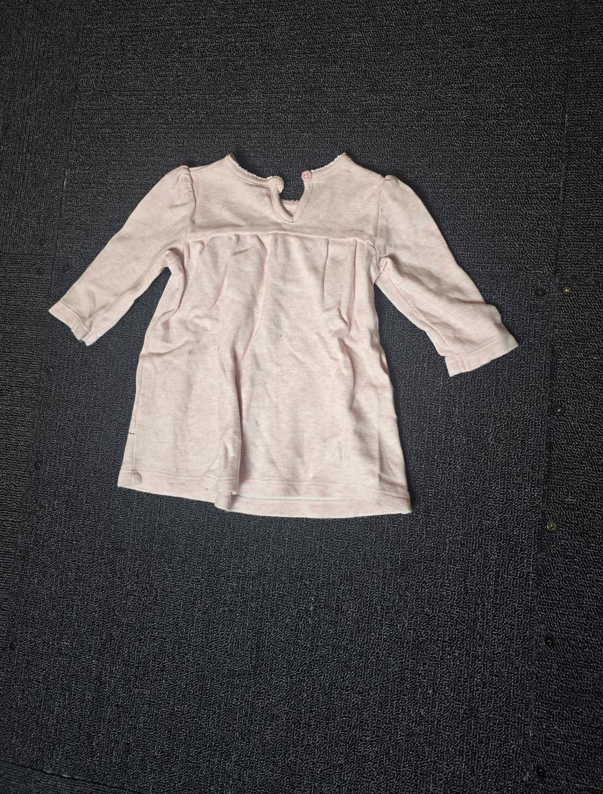 George girls pink loony toons long sleeved t-shirt 3-6months
