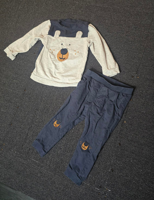 Pep & Co boys navy outfit jumper & joggers set 18-24months