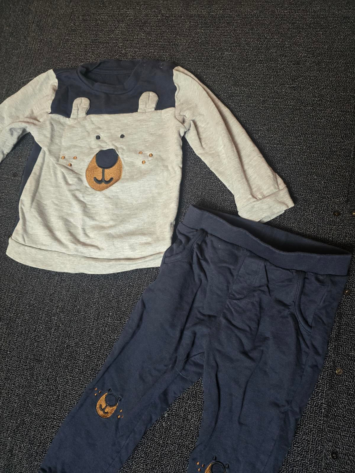 Pep & Co boys navy outfit jumper & joggers set 18-24months
