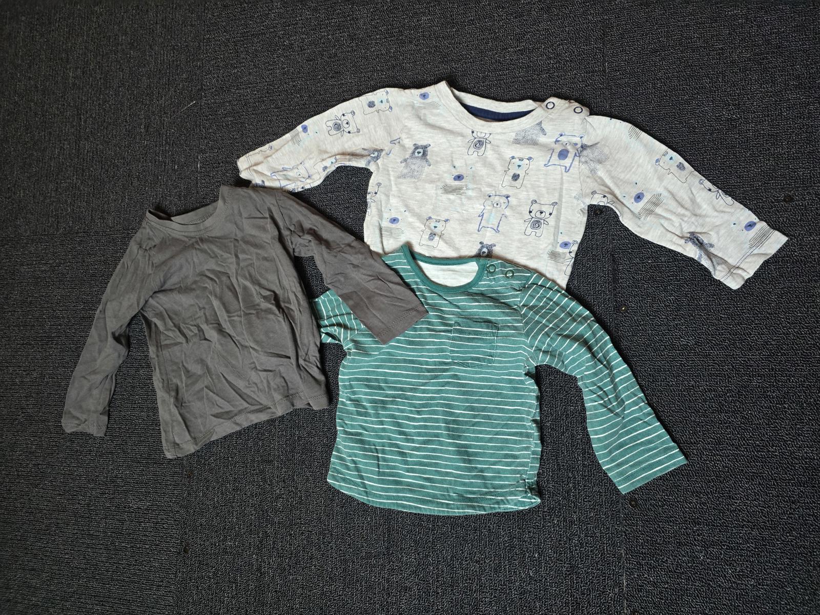Bundle of boys 6-9months long sleeved t-shirts