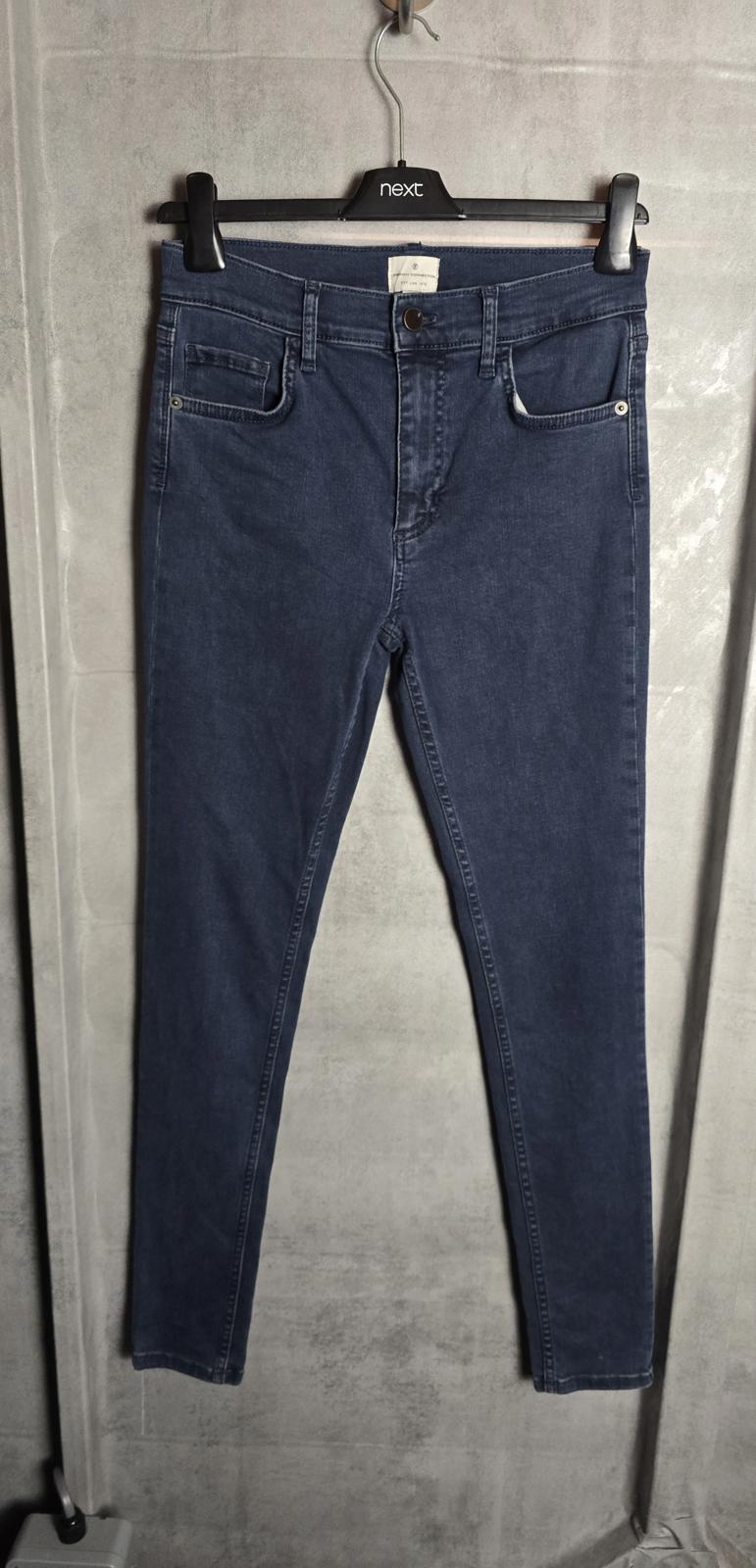 French Connection blue skinny jeans high waist size 10