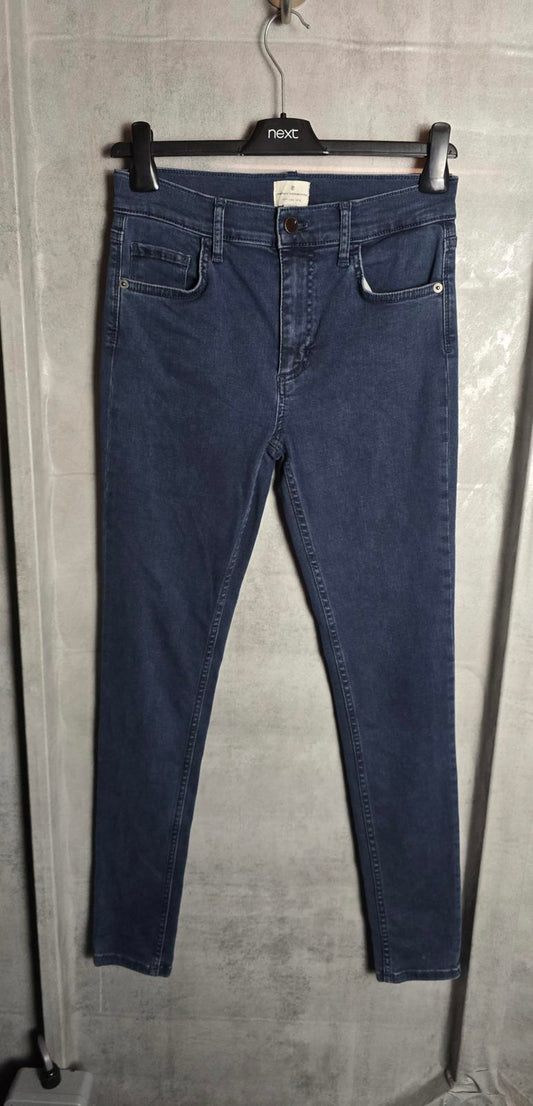 French Connection blue skinny jeans high waist size 10