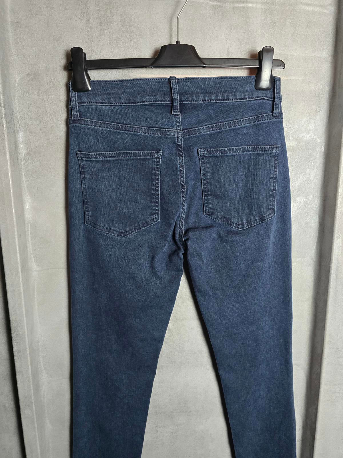 French Connection blue skinny jeans high waist size 10