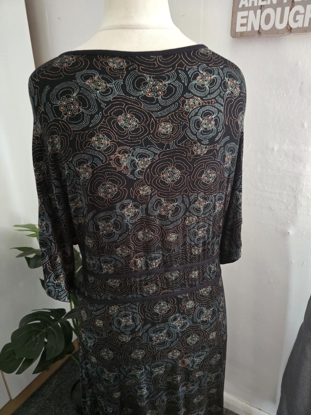 Rare Y2K 2005 Next Vintage Maternity Midi Dress - Size 18 Boho Vibe