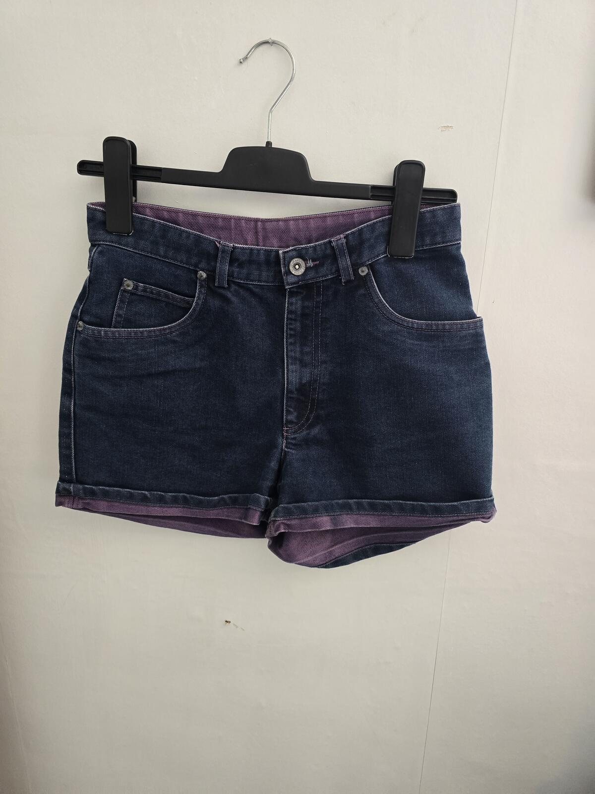 Y2K Next High Waisted Denim-Look Shorts Size 10