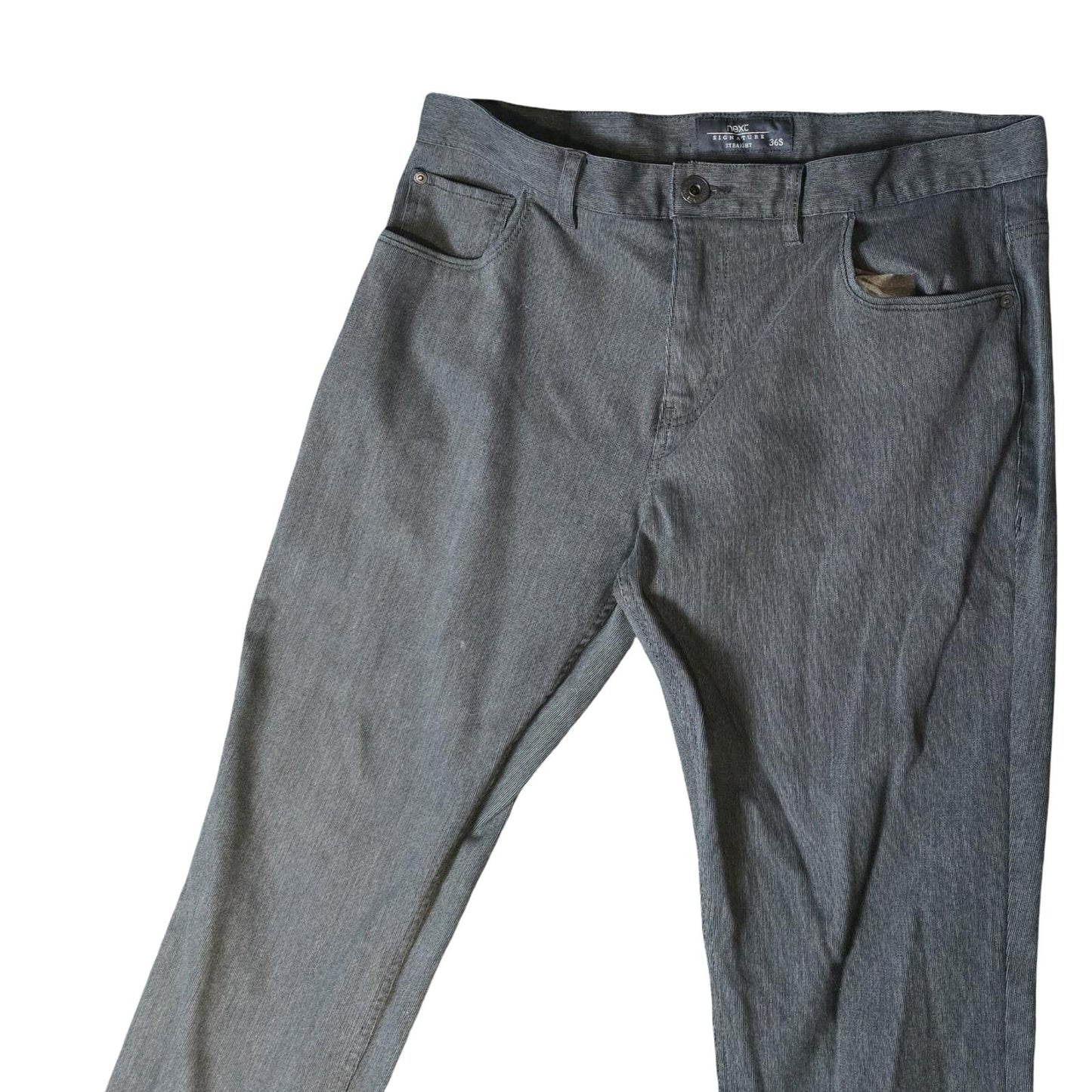 Next Signature Men’s Navy Straight Jeans W36 Short Leg