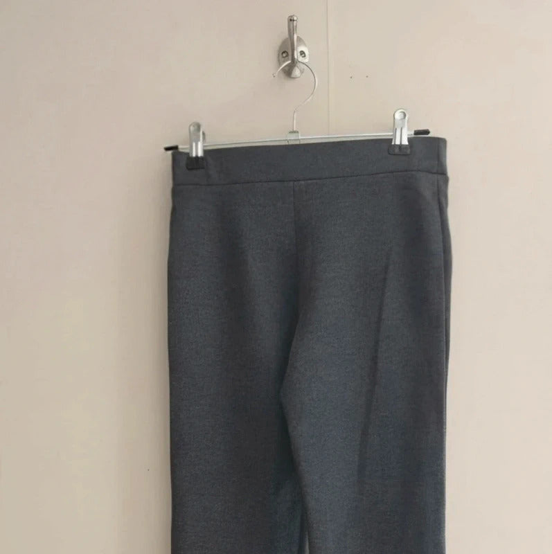 George Girls Grey High Waisted Straight Leg School Trousers Age 8-9 Years