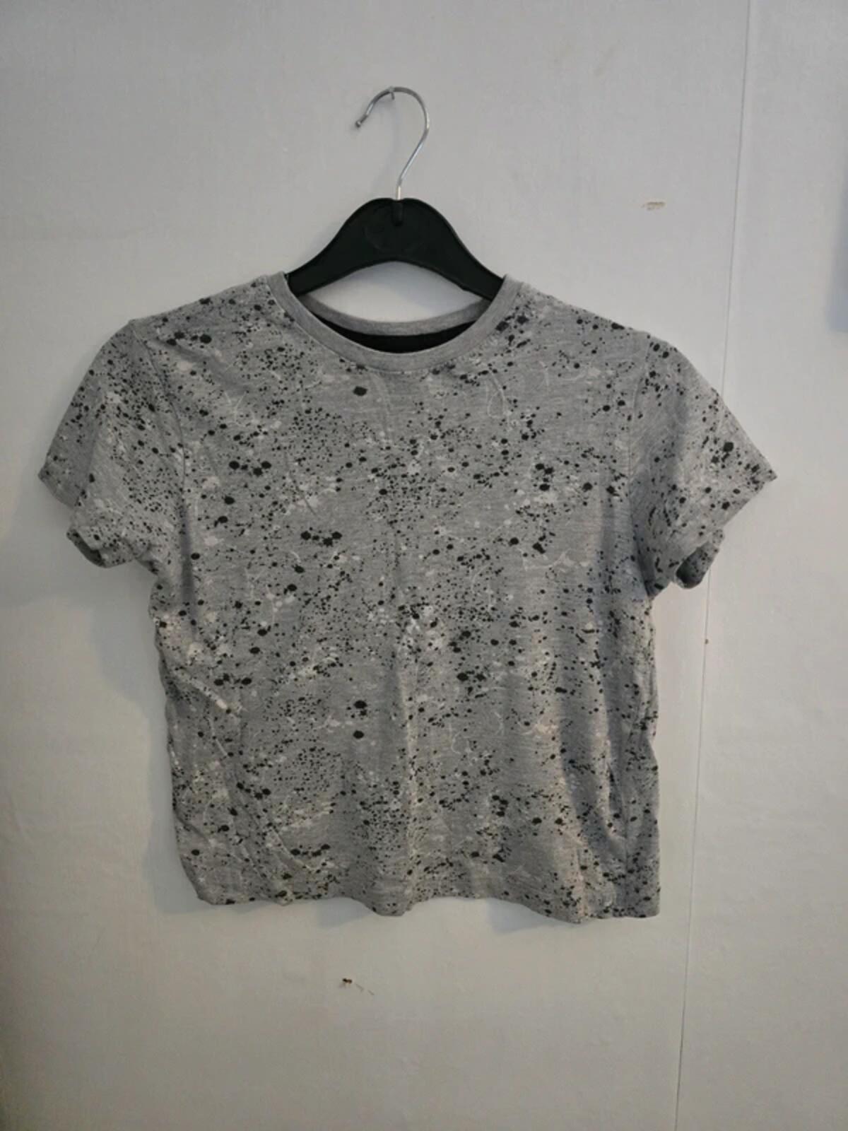 Primark Grey Short Sleeved T-shirt Boys 7Years
