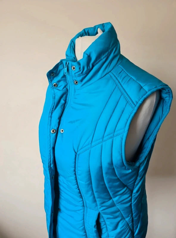 George Teal Blue Puffer Gilet – Size 12 Outdoor