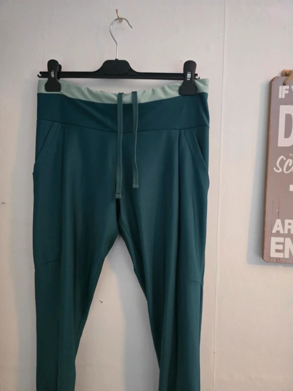 Crane Green High-Waisted Gym Leggings L Size 16-18