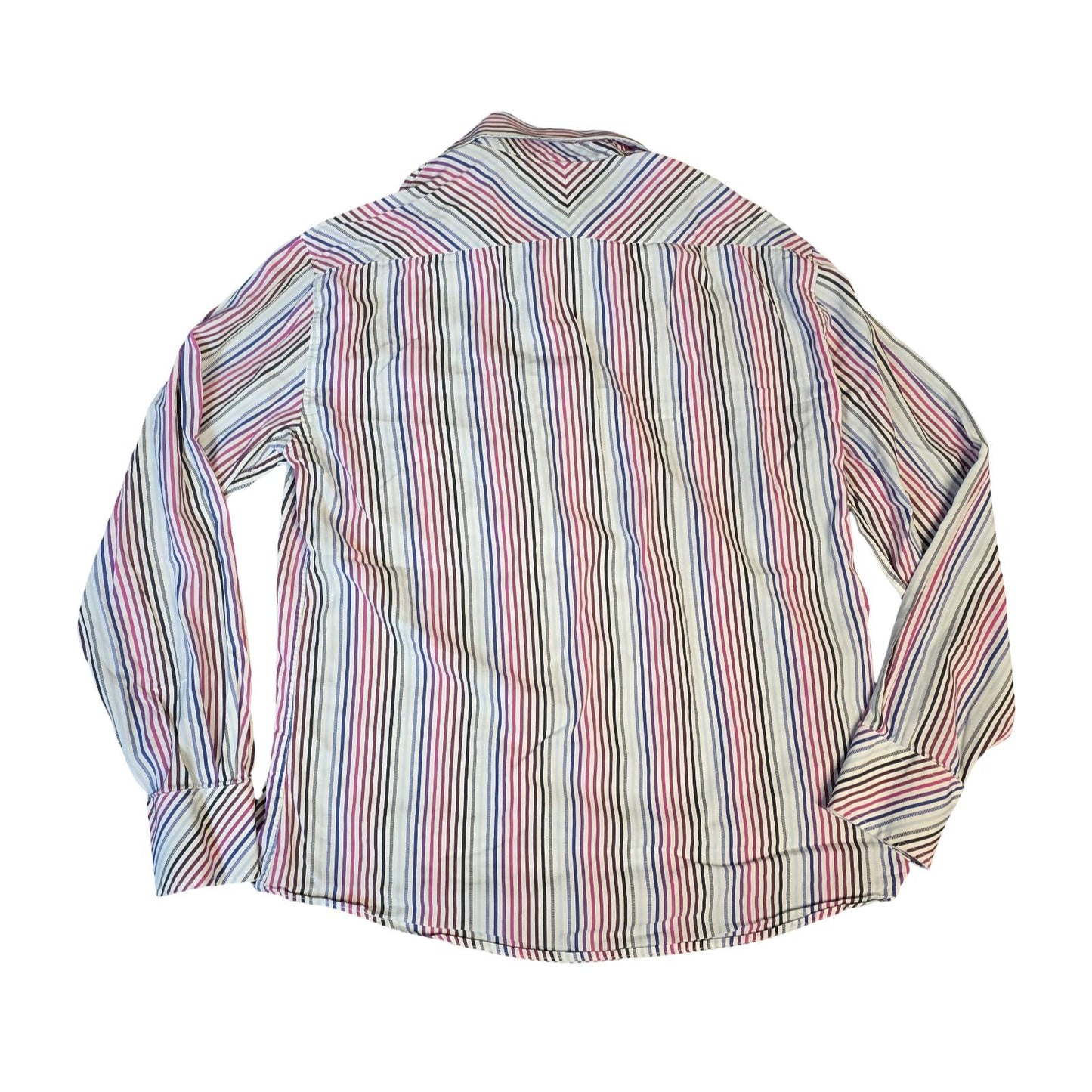 Ben Sherman Mens Stripe Shirt Multicolour Size L Smart Casual