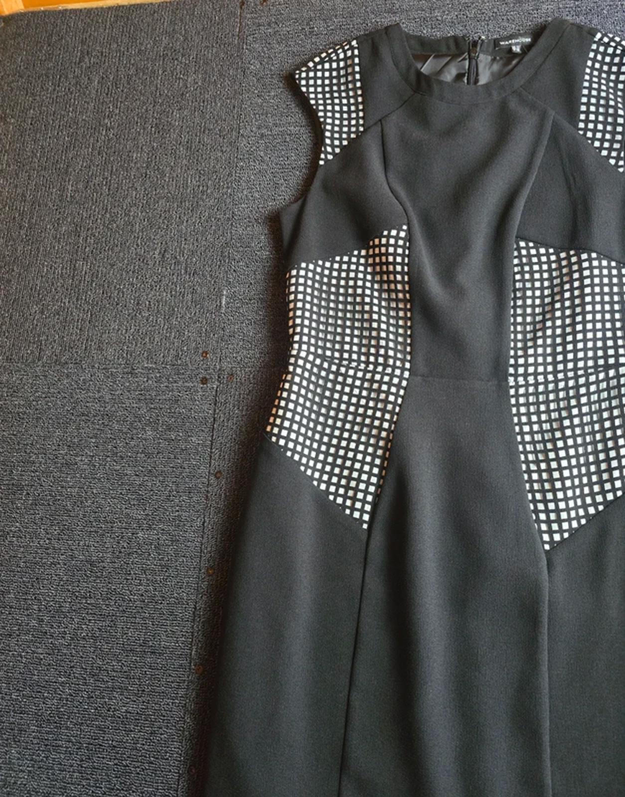 Black & White Dress Size 12 Work Warehouse