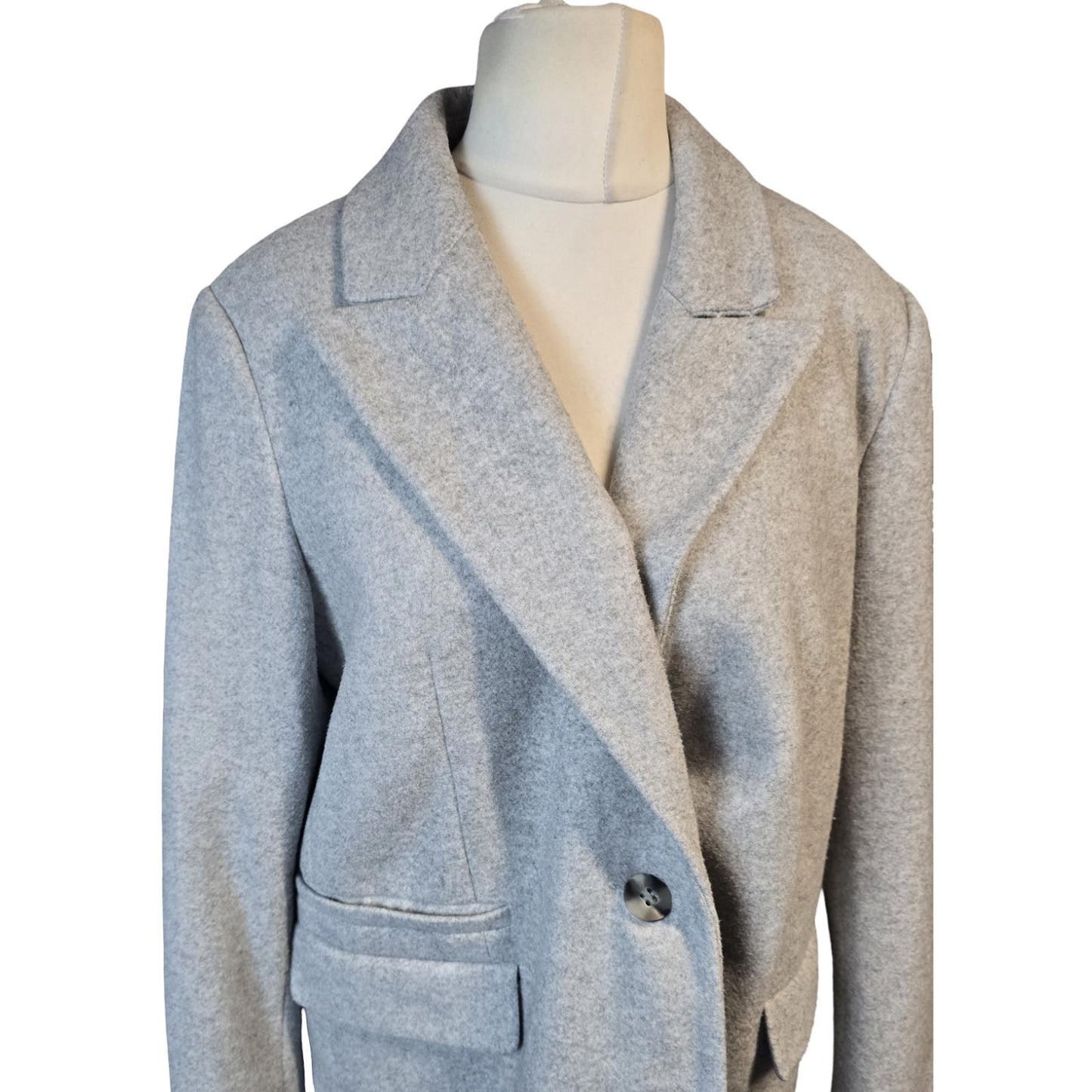 Grey Coat Size 14 Smart Causal Primark