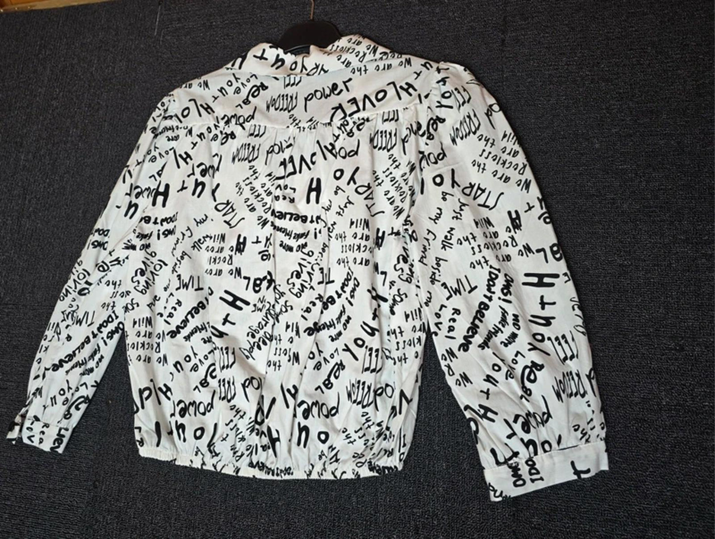 Yare By CSM Shirt White & Black Small Size 8/10 Print Crop New