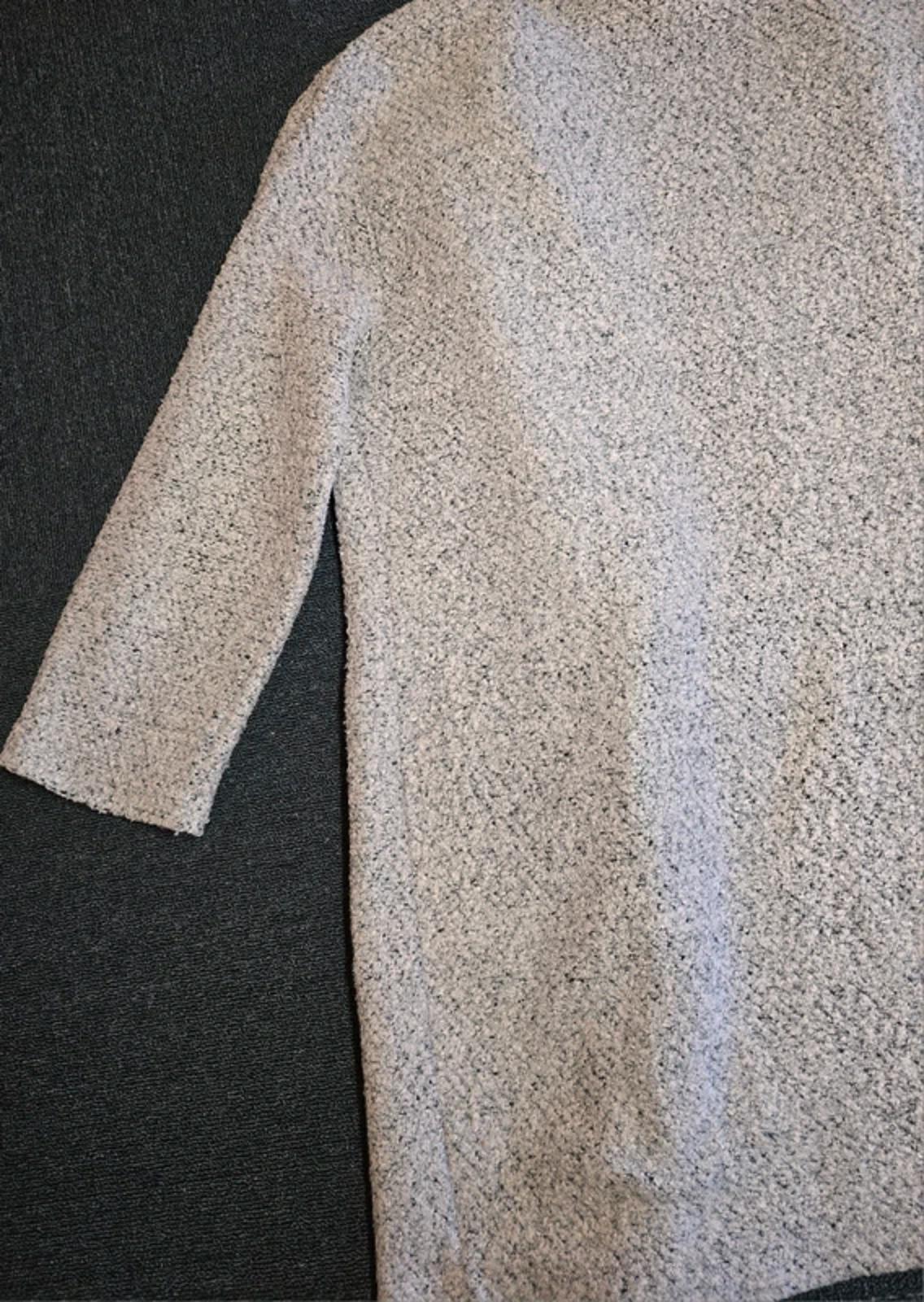 George Light Pink Knitted Overcoat Size 14 – Open Front Smart Causal