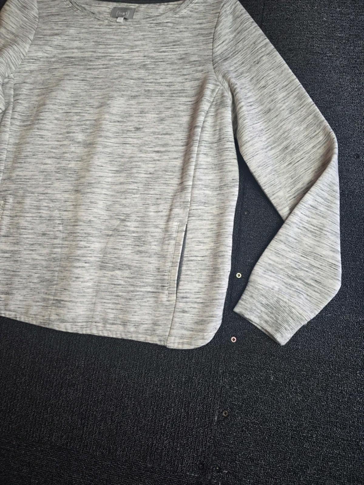 Mint Velvet Hygge Jumper Grey Size 12 Causal Comfy Everyday