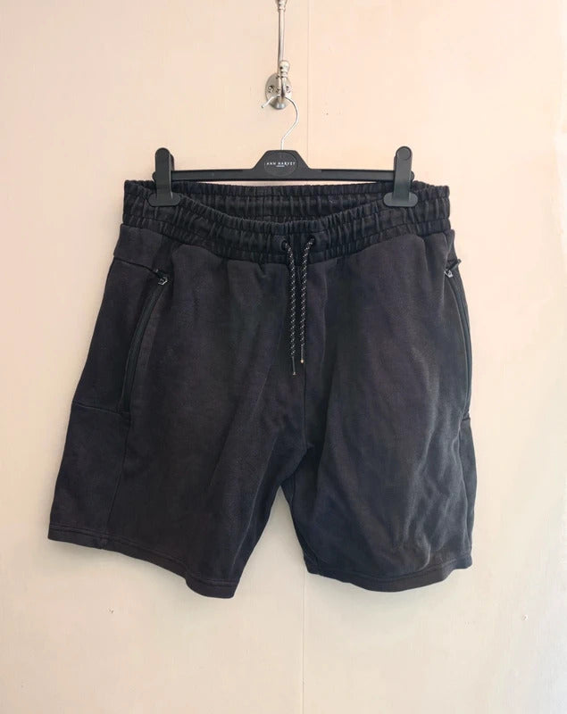 Next Men's Black Casual Shorts Zipped Pockets Size Medium
